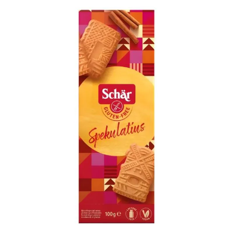 Χριστουγεννιάτικα Μπισκότα Κανέλας Spekulatius Χωρίς Γλουτένη Schar 100gr