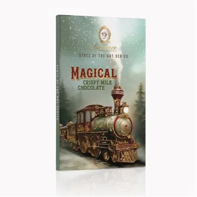 Crunchy Σοκολάτα Γάλακτος με Αμύγδαλα & Crispy Rice A Christmas Magical Story Laurence 80gr