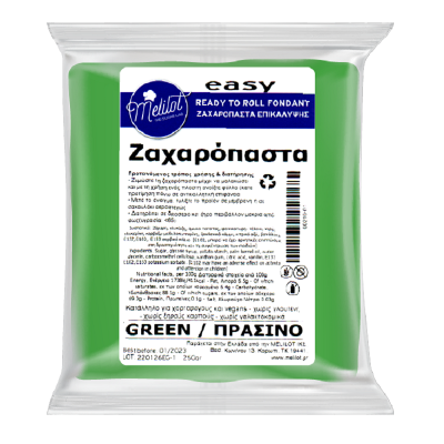 Πάστα ζάχαρης Πράσινη 1kg Melilot Easy