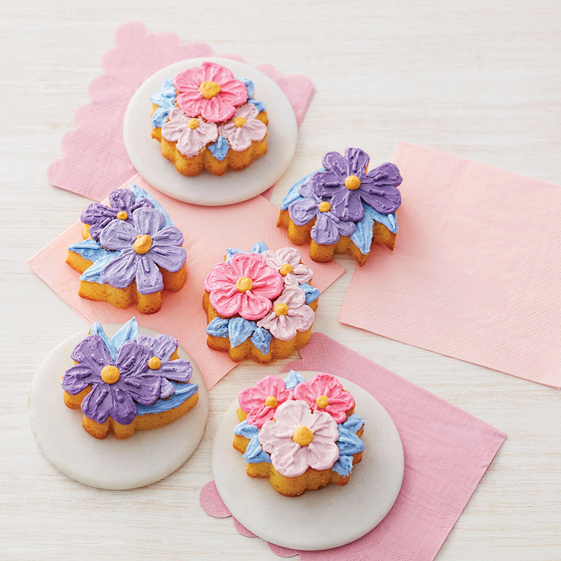 Φόρμα Σιλικόνης Λουλούδια 6 Θέσεων 7,5x7x2,8εκ.