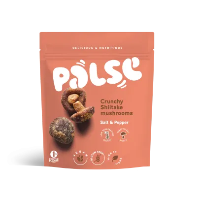 Τραγανά Chips από Μανιτάρια με Αλάτι & Πιπέρι Palse 40gr