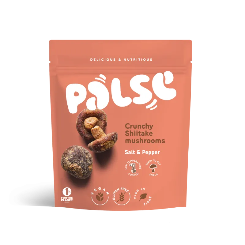 Τραγανά Chips από Μανιτάρια με Αλάτι & Πιπέρι Palse 40gr