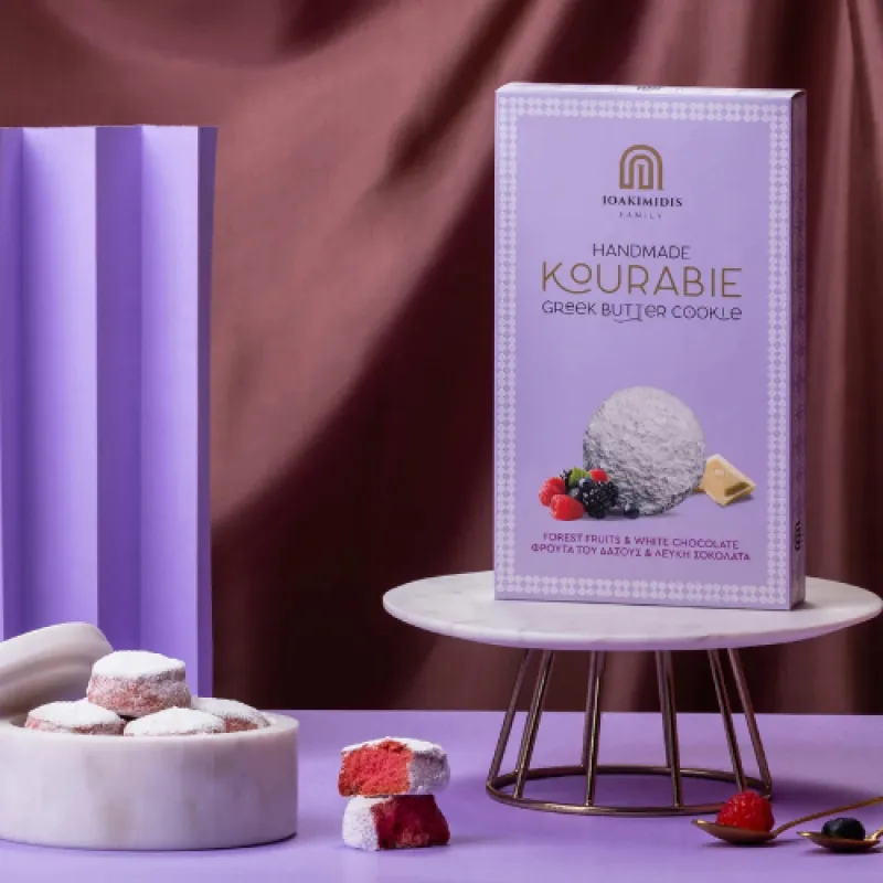 Κουραμπιέδες με Φρούτα του Δάσους & Λευκή Σοκολάτα Kourabie Ioakimidis 200gr