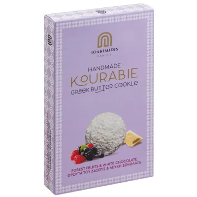 Κουραμπιέδες με Φρούτα του Δάσους & Λευκή Σοκολάτα Kourabie Ioakimidis 200gr